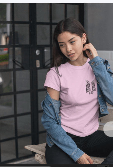 oversized BTS tshirt